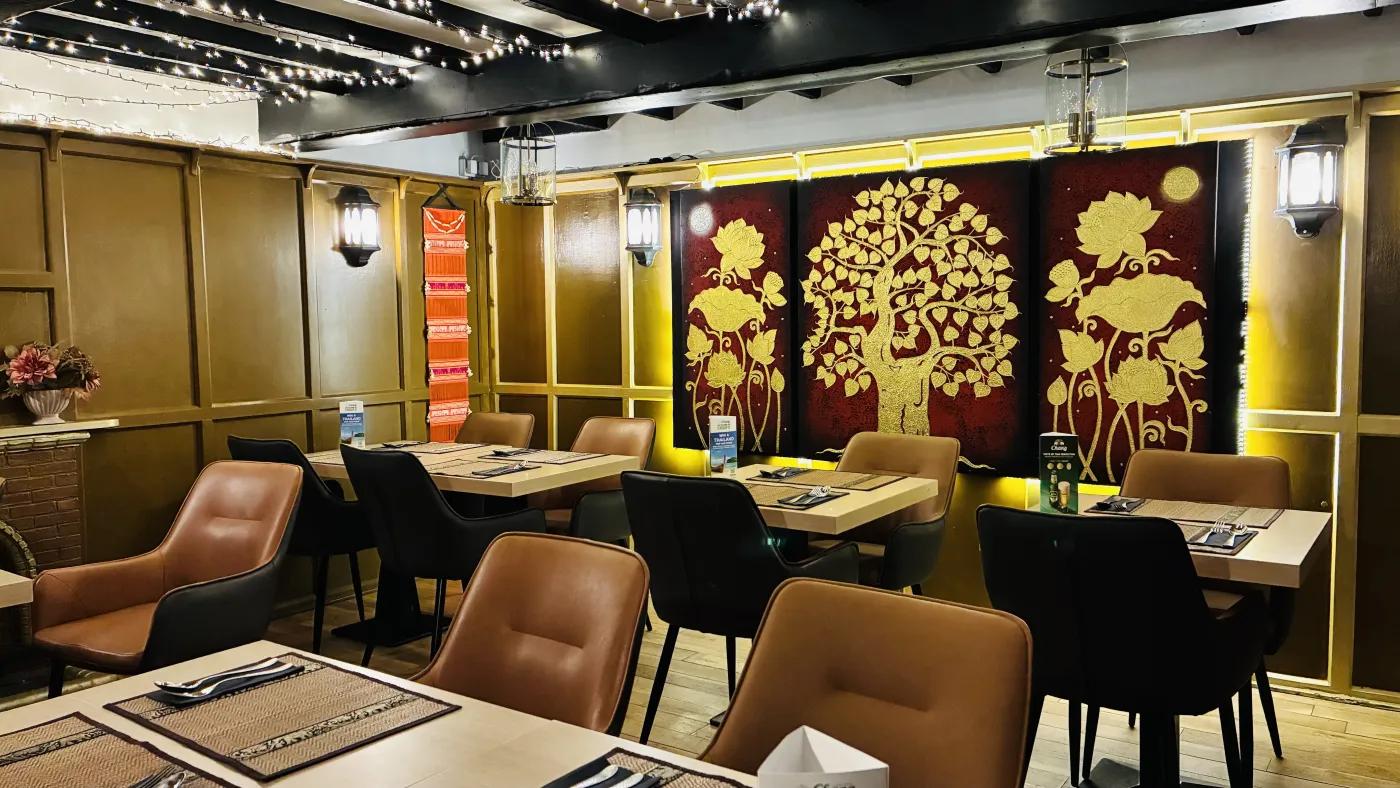 Dining room at Jasmine Thai