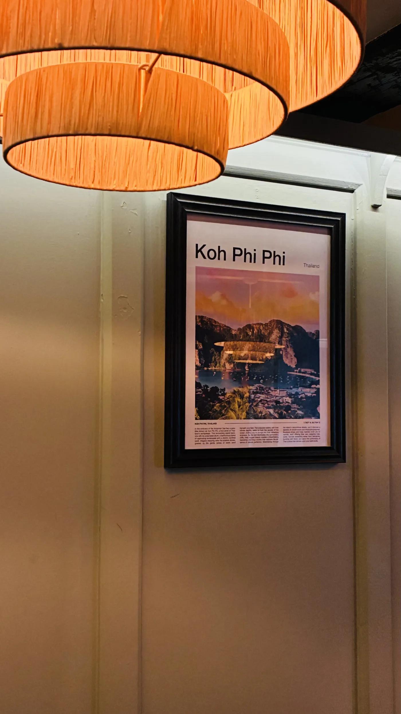 Koh Phi Phi travel poster